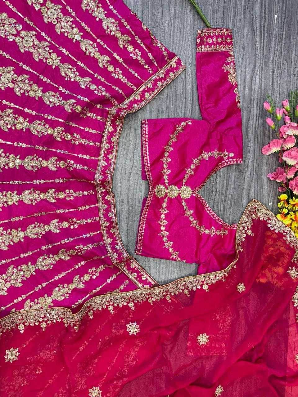 Silk Designer Traditional Lehenga - MYLUXURY LANE ENTERPRISE